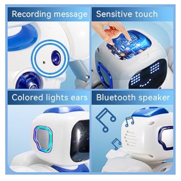 Ruko Smart Robot Kids Large Programmable Interactive RC Robot with Voice Control - Picture 13 of 17